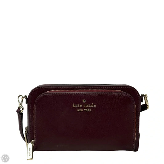 Staci Dual Zip Around Crossbody Designer By Kate Spade, Size: Small