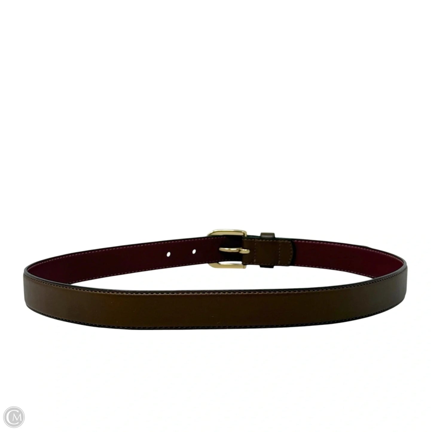 Classic Buckle Belt Designer By Coach, Size: Small