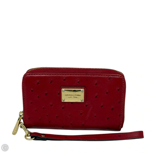 Essential Zip Wallet Wristlet In Ostrich By Michael By Michael Kors, Size: Small