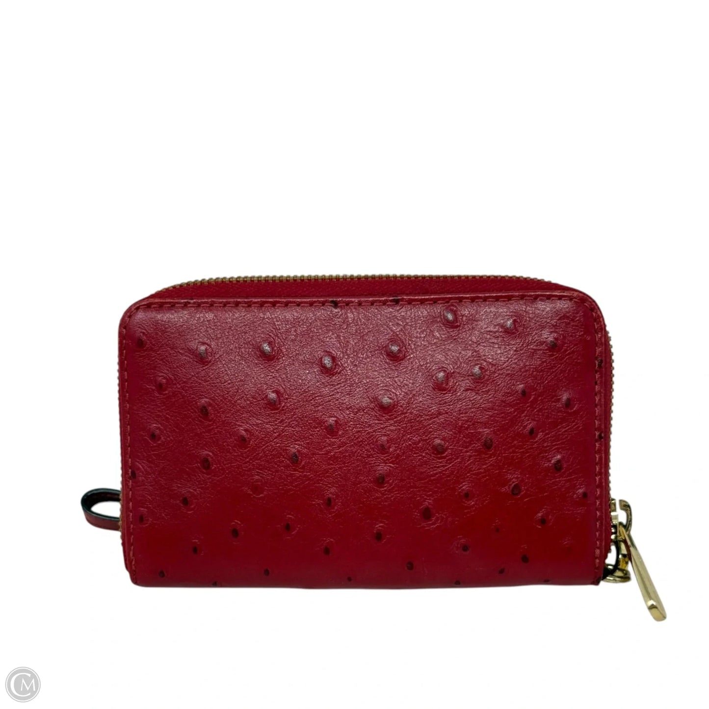 Essential Zip Wallet Wristlet In Ostrich By Michael By Michael Kors, Size: Small