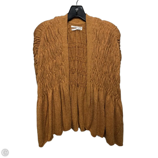 Sleeveless Sweater Cardigan By Anthropologie In Brown, Size: XS/S
