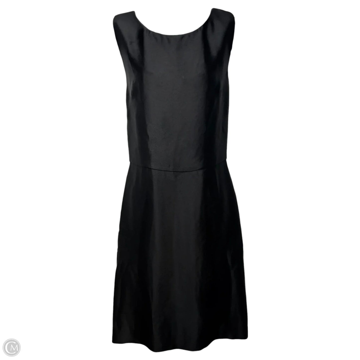 Silk Sheath Dress Luxury Designer By Chloe In Black, Size: 6 (38)