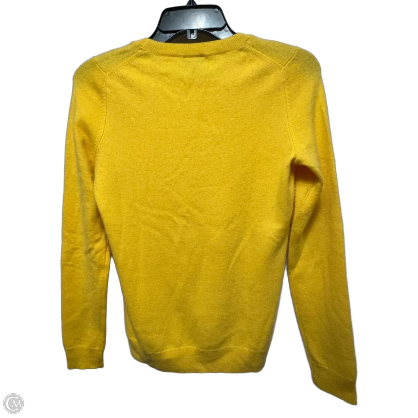 Sweater Cashmere By Talbots In Yellow, Size: Xs