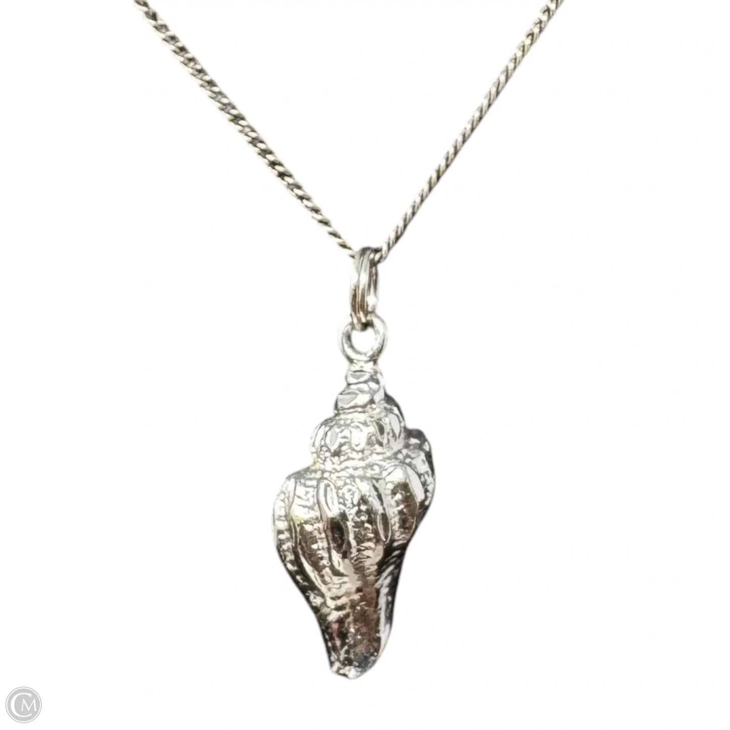 Conch Shell Necklace Sterling Silver