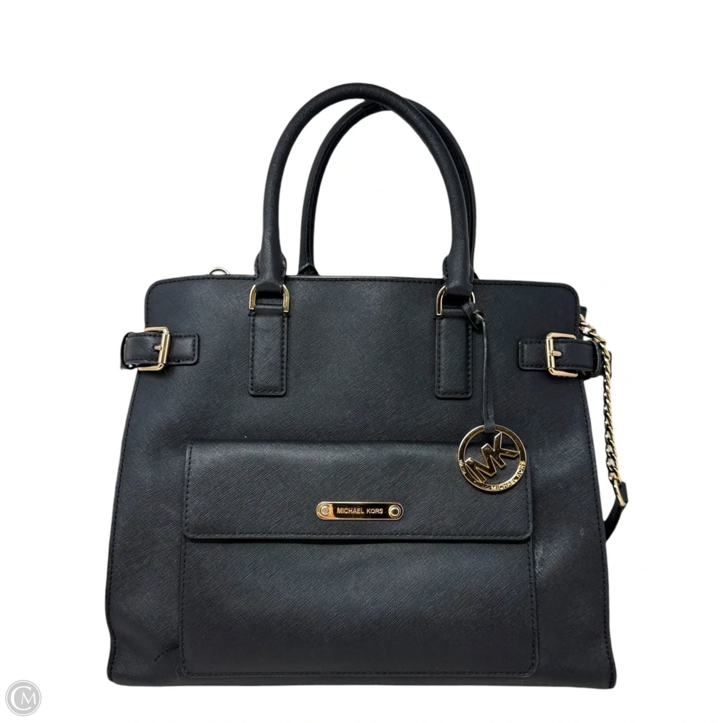 Handbag Leather By Michael By Michael Kors, Size: Medium