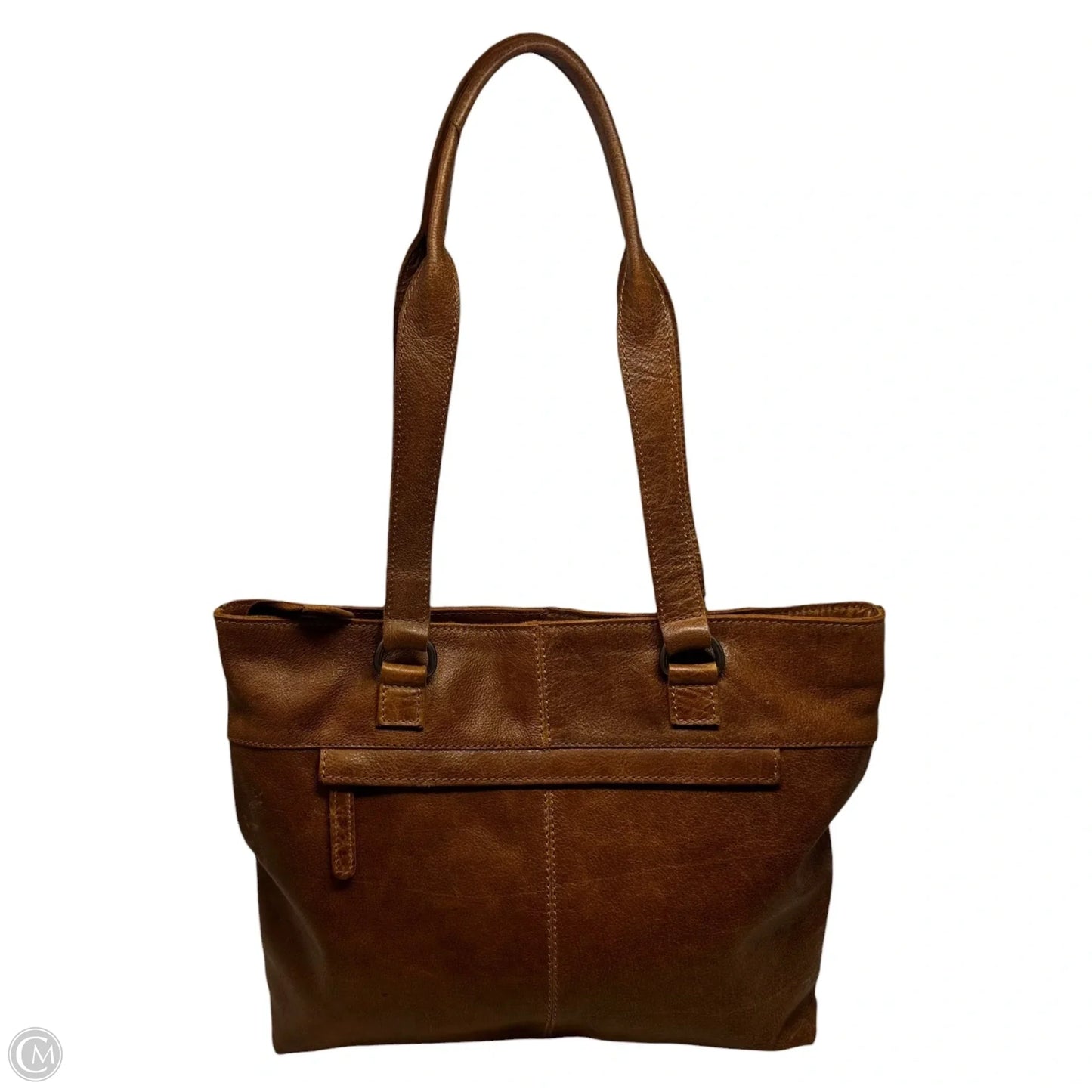 Tote Leather By Wild West, Size: Medium