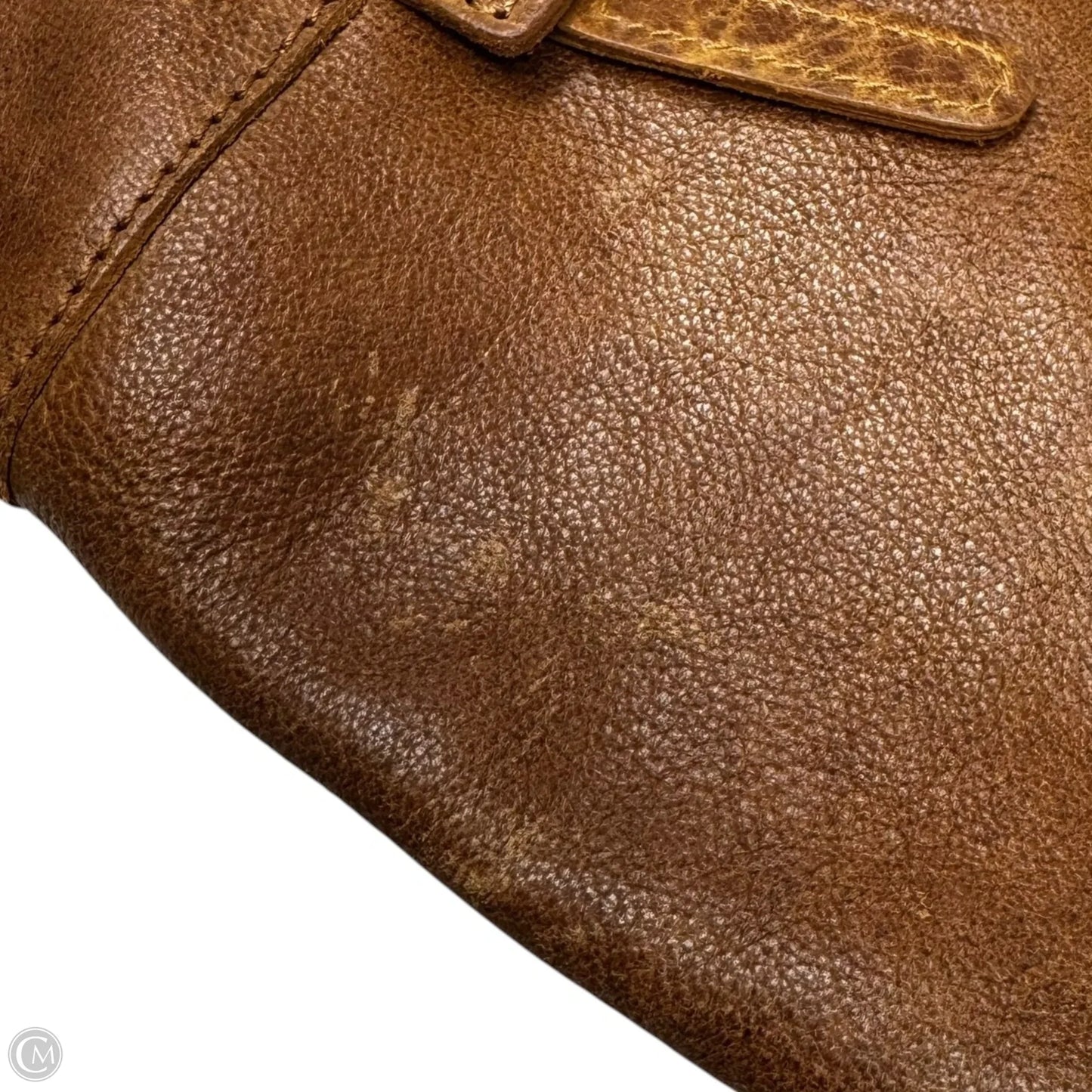 Tote Leather By Wild West, Size: Medium