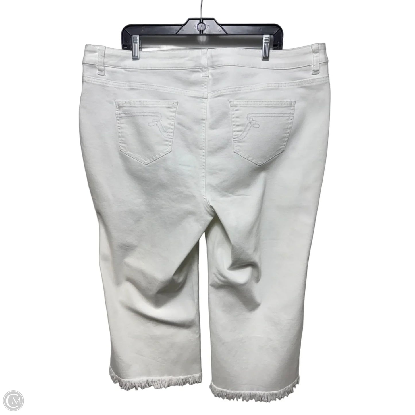 Jeans Wide Leg By Women With Control In White, Size: 22p