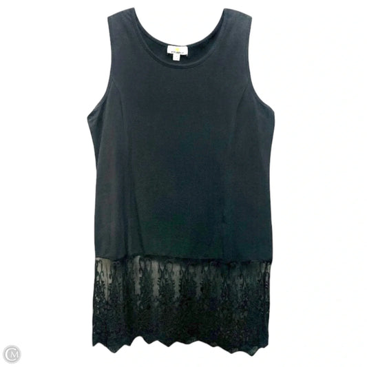 Tunic Sleeveless By  Kathleen Kirkwood In Black, Size: Xl