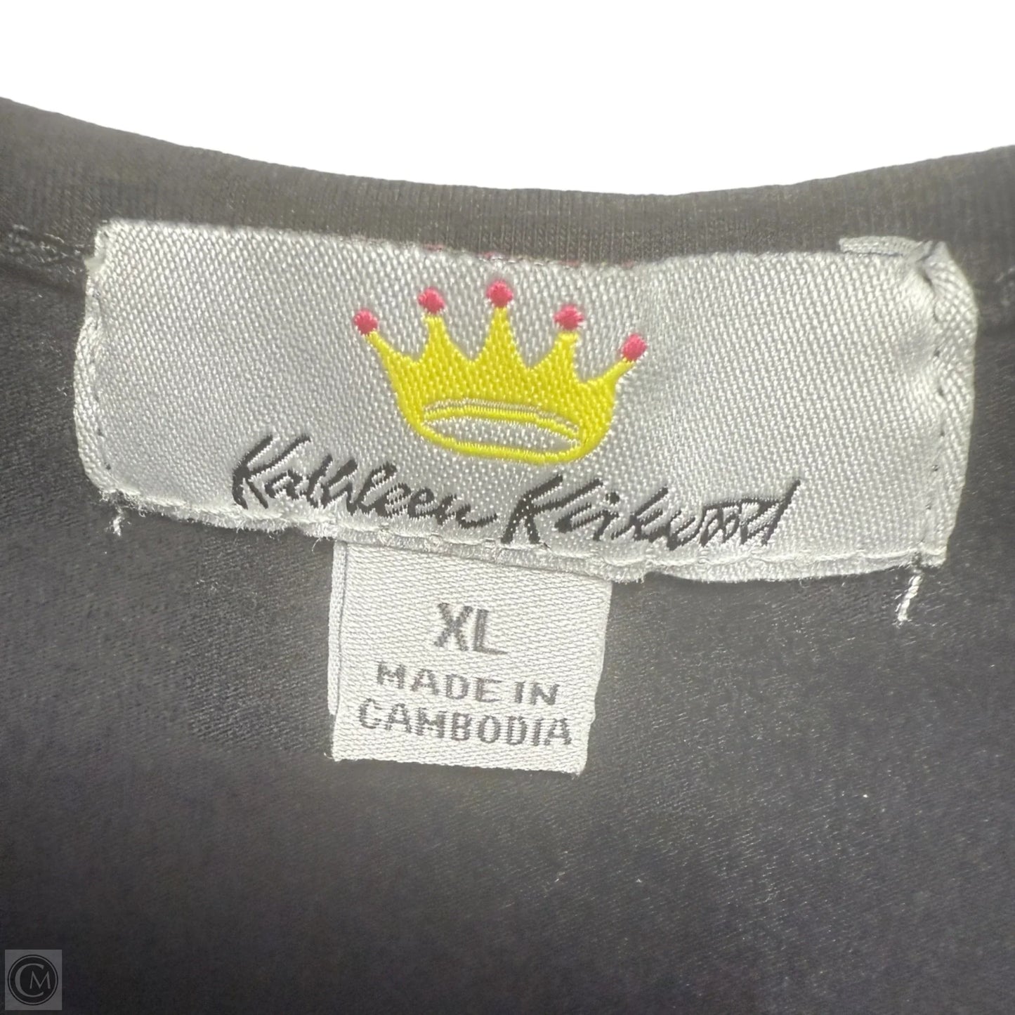 Tunic Sleeveless By  Kathleen Kirkwood In Black, Size: Xl