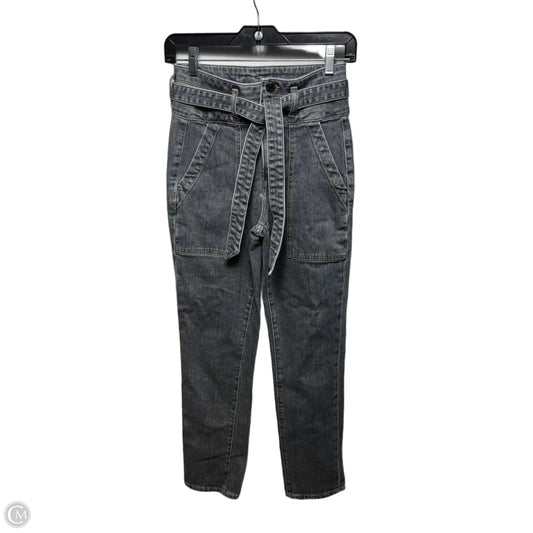 Logan Slim Straight Extra High Rise Jeans By Veronica Beard In Grey, Size: 0/25