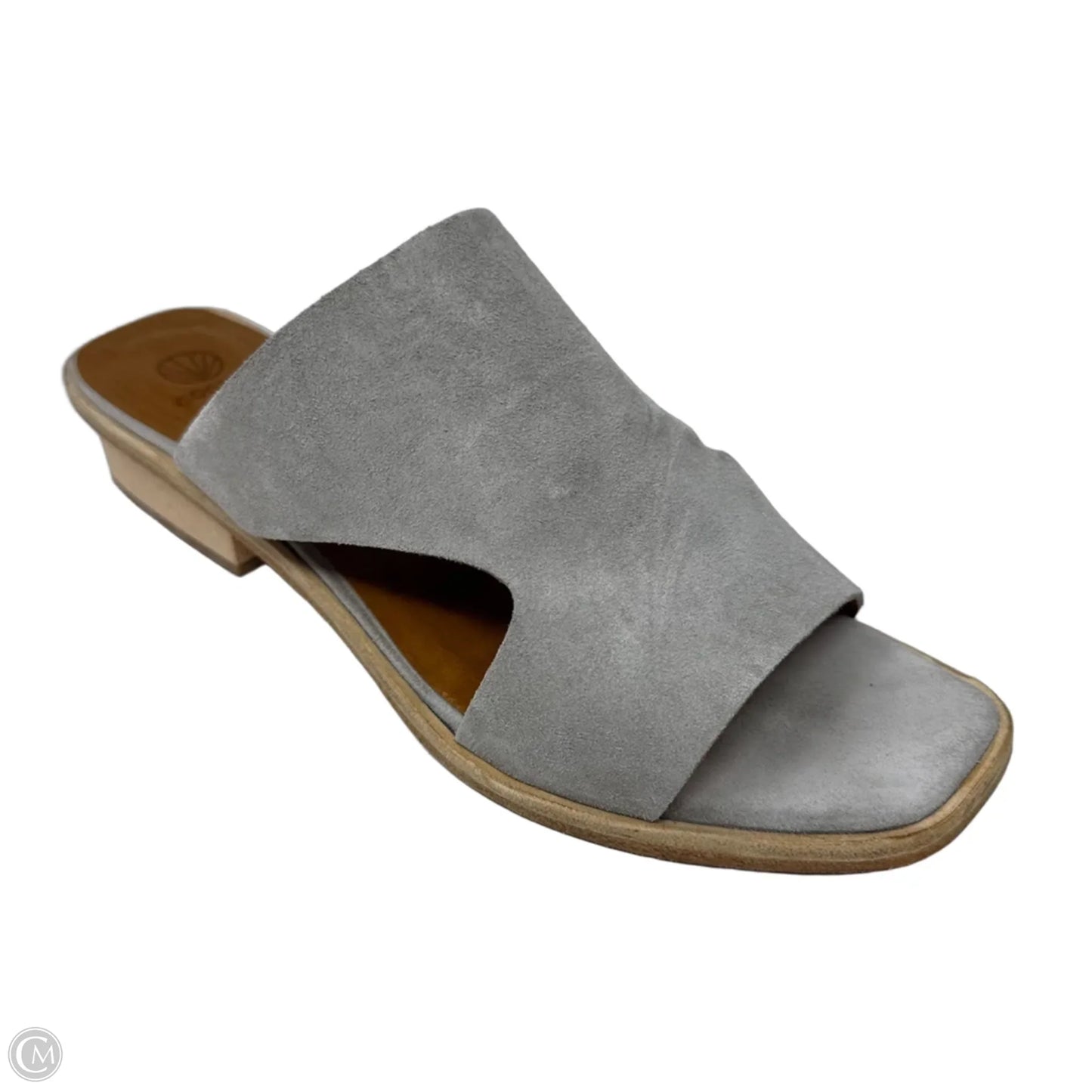 Kamille Suede Mule Sandals By Coclico In Grey, Size: 11 (41)