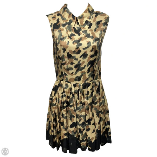 Silk Collared Mini Dress By Opening Ceremony In Multi-colored, Size: S