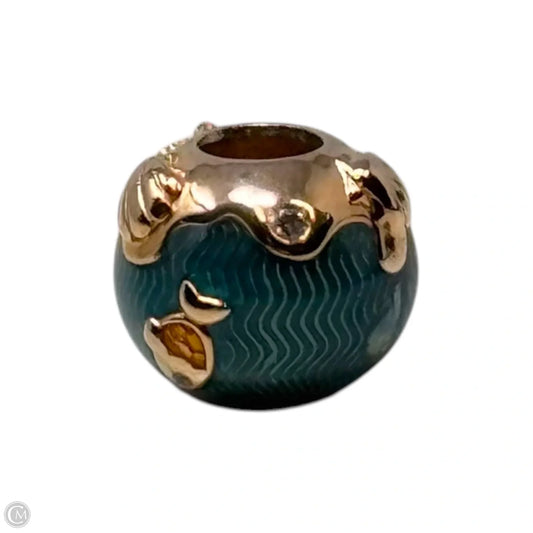 Shimmering Ocean Waves & Fish Bracelet Charm By Pandora