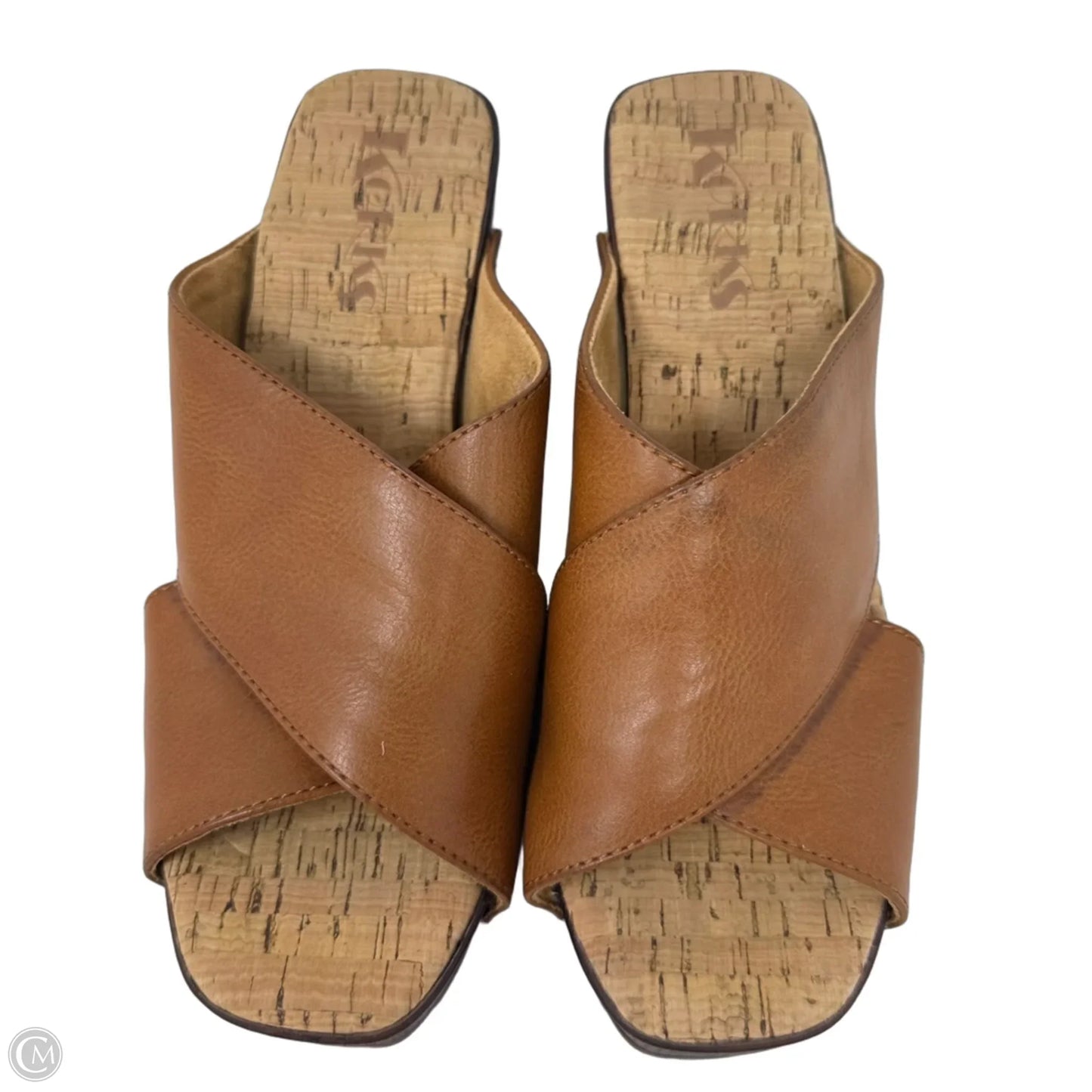 Tatum Slide Platform Sandals By Kork Ease In Brown, Size: 7