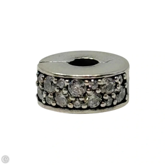 Shining Elegance CZ & Sterling Clip Bracelet Charm By Pandora