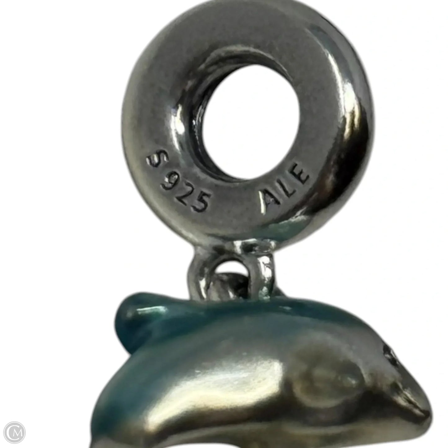 Shimmering Dolphin Dangle Sterling Silver Bracelet Charm By Pandora