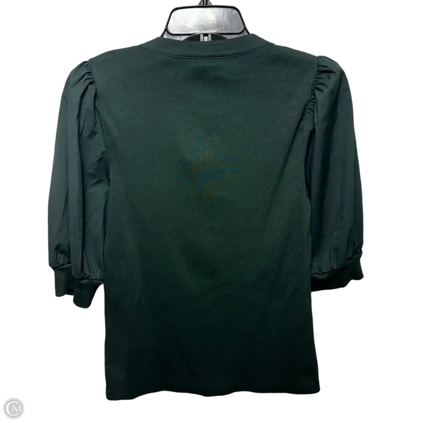 Top 3/4 Sleeve By Veronica Beard In Green, Size: M