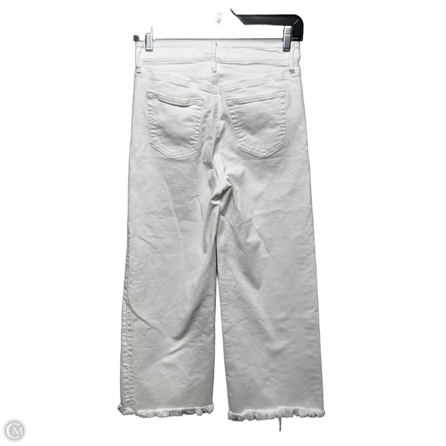 Jeans Cropped By Loft In White, Size: 00/24