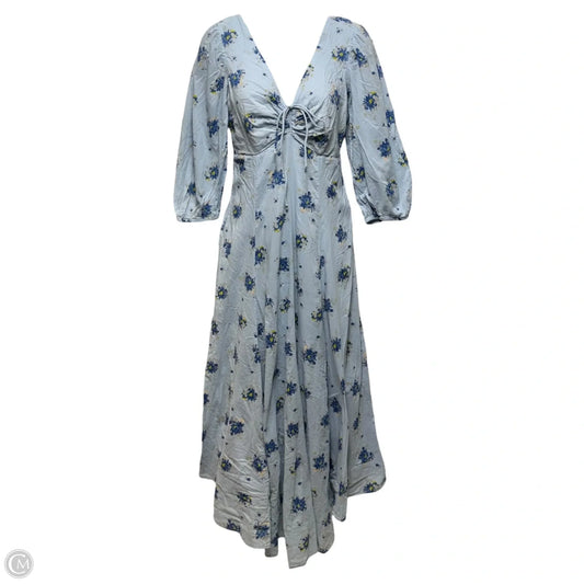 Sea Glass Midi Dress By Free People In Blue, Size: 0