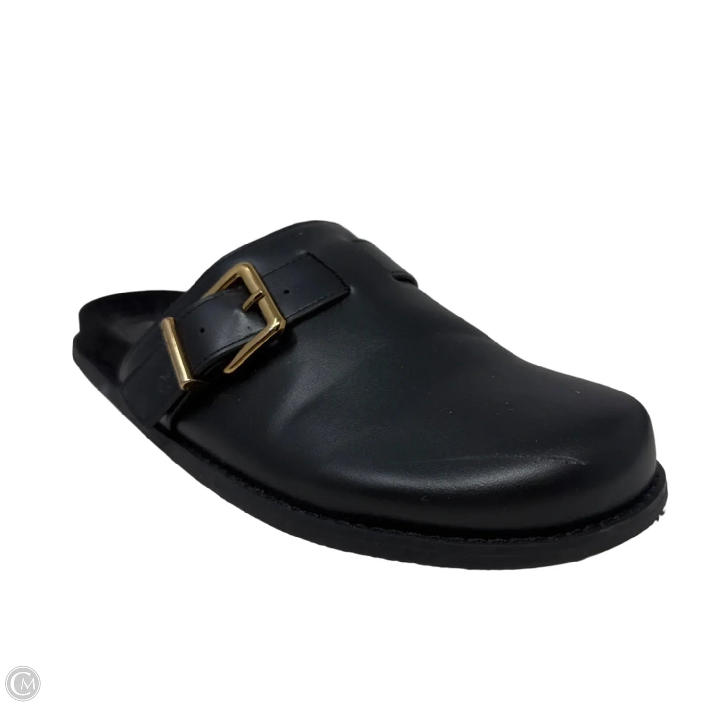 Flat Buckled Clogs By Zara In Black, Size: 7.5