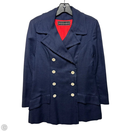Vintage Jacket By Montaldo’s In Navy, Size: M (estimated)
