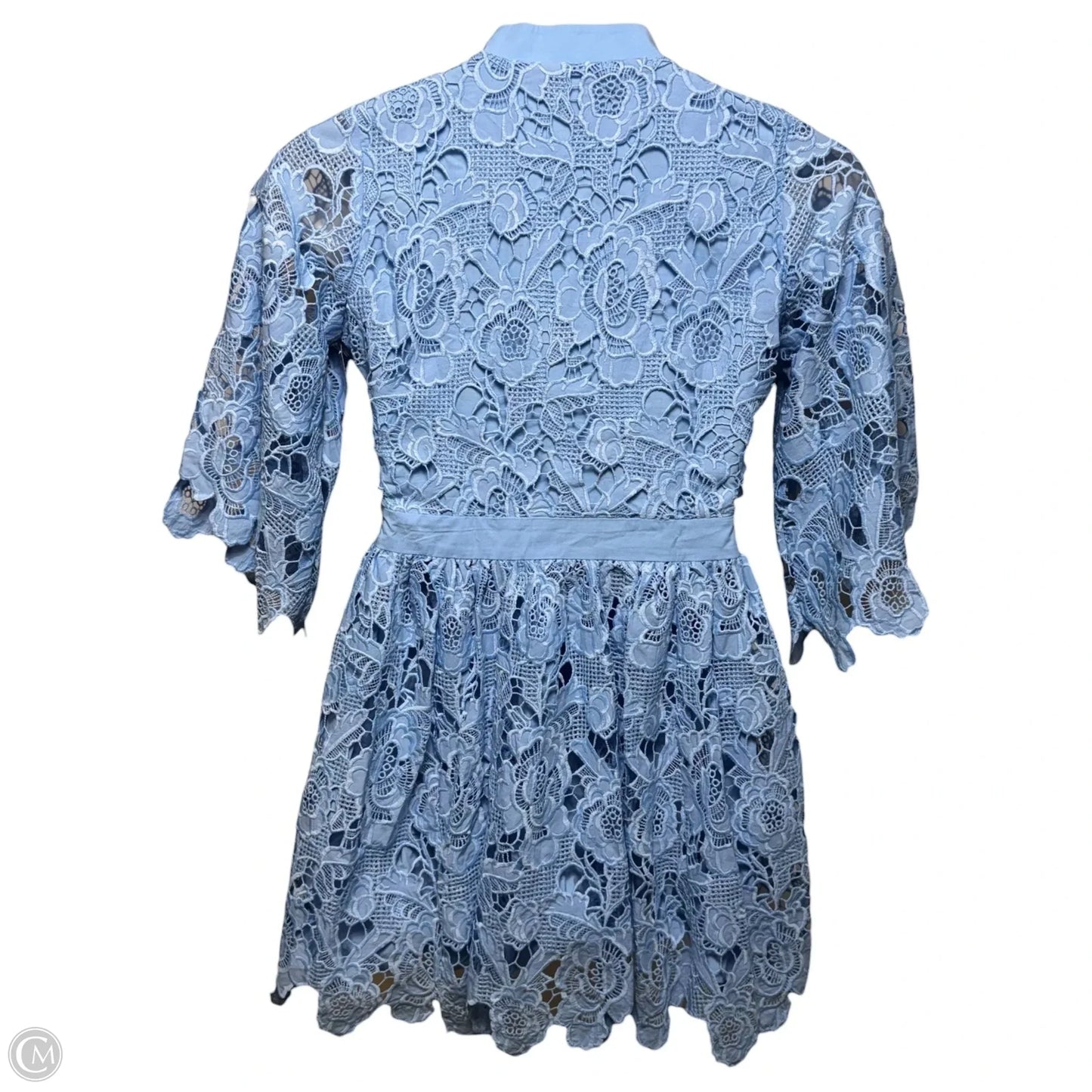 Button Up Eyelet Lace Dress
By Boston Proper In Blue, Size: M