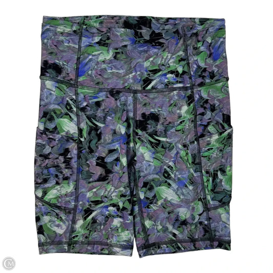 Athletic Shorts By Lululemon In Multi-colored, Size: 4