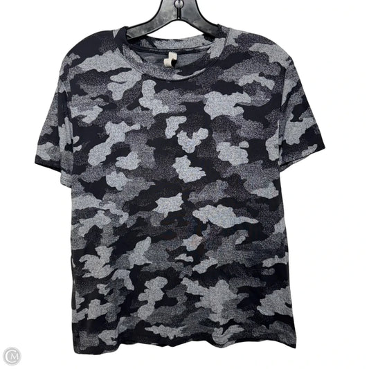 Athletic Top Short Sleeve By Lululemon In Camouflage Print, Size: 6