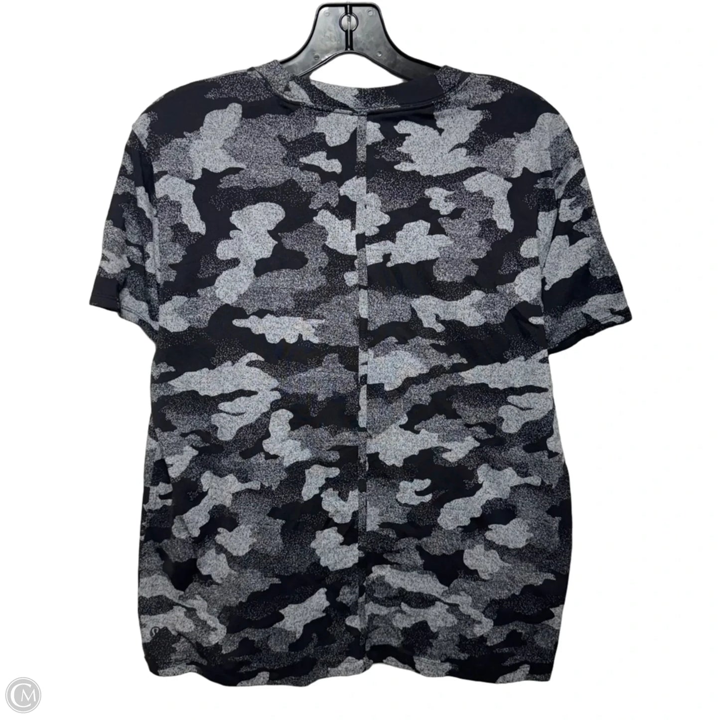 Athletic Top Short Sleeve By Lululemon In Camouflage Print, Size: 6