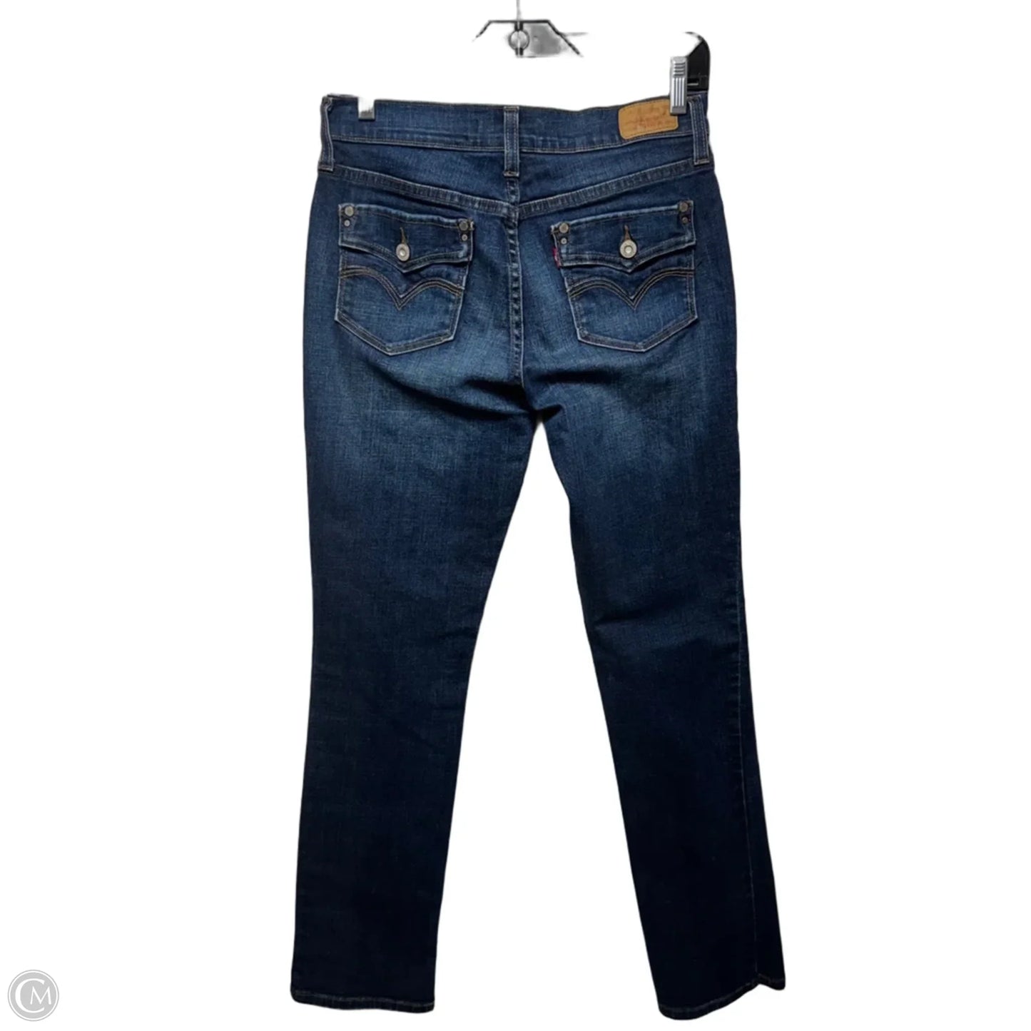 505 Straight Jeans By Levis In Blue Denim, Size: 4