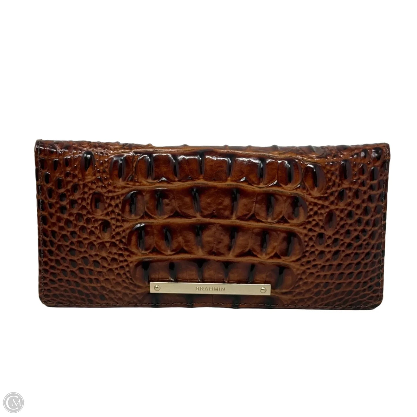 Ady Wallet In Pecan Melbourne Designer By Brahmin, Size: Medium