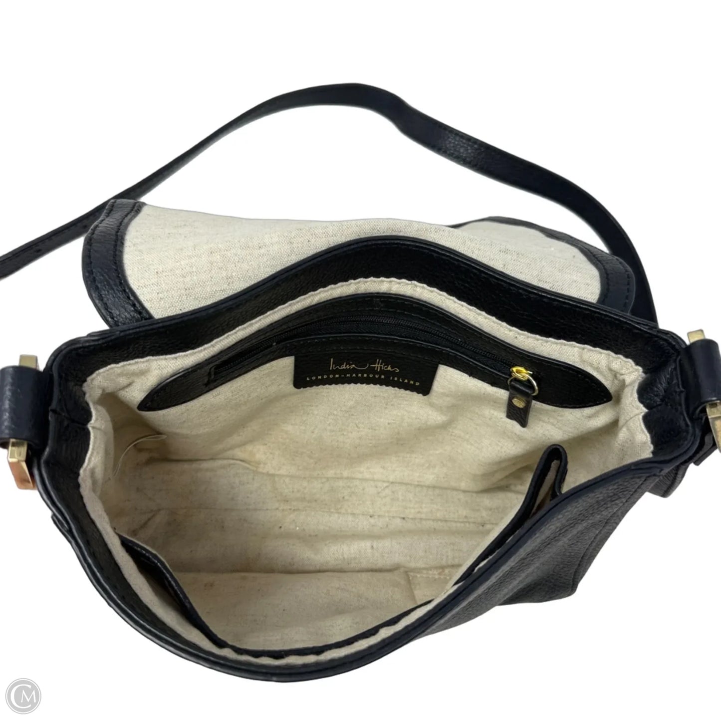 The Lady P Leather Crossbody Bag By India Hicks, Size: Small