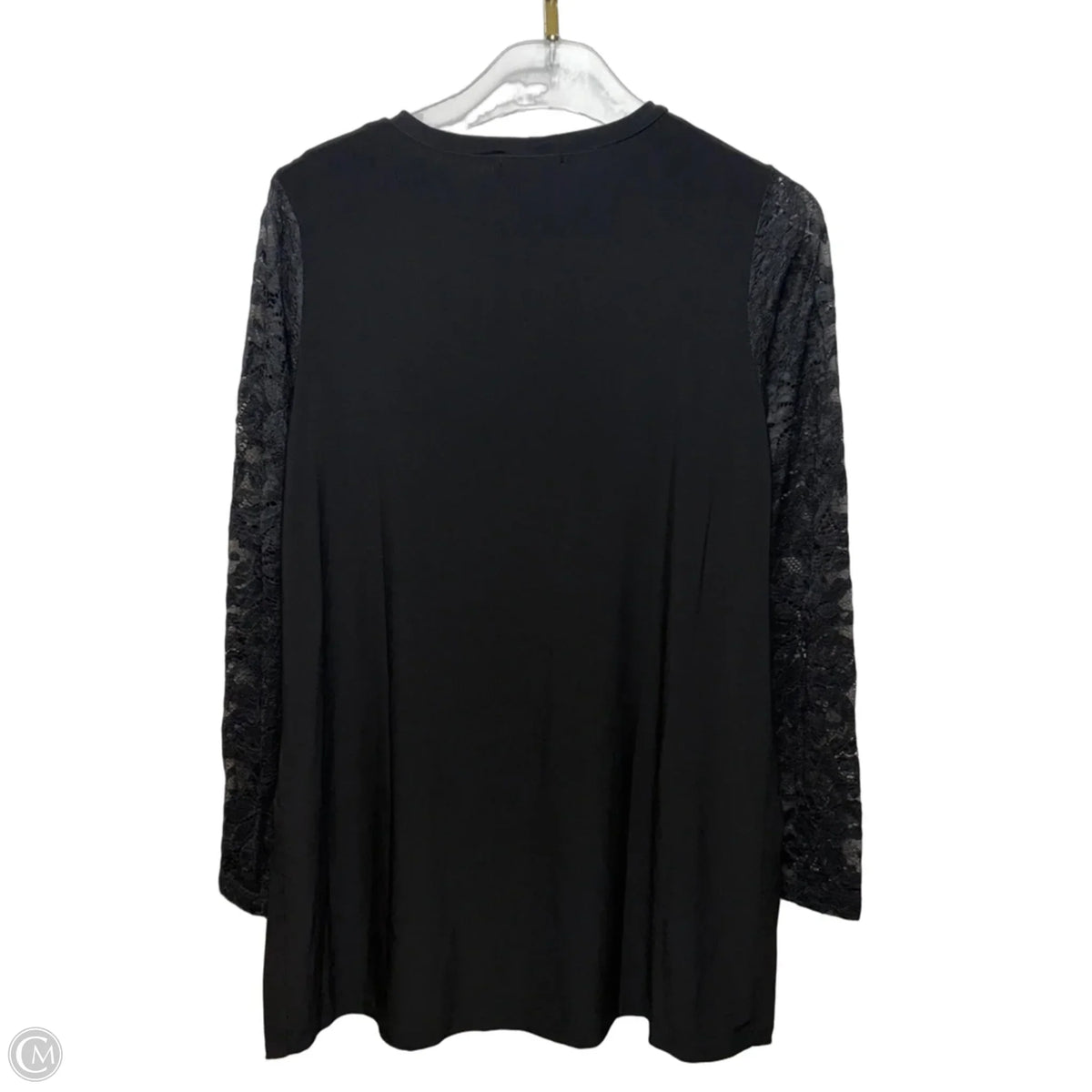 Top Long Sleeve By Sympli In Black, Size: 6