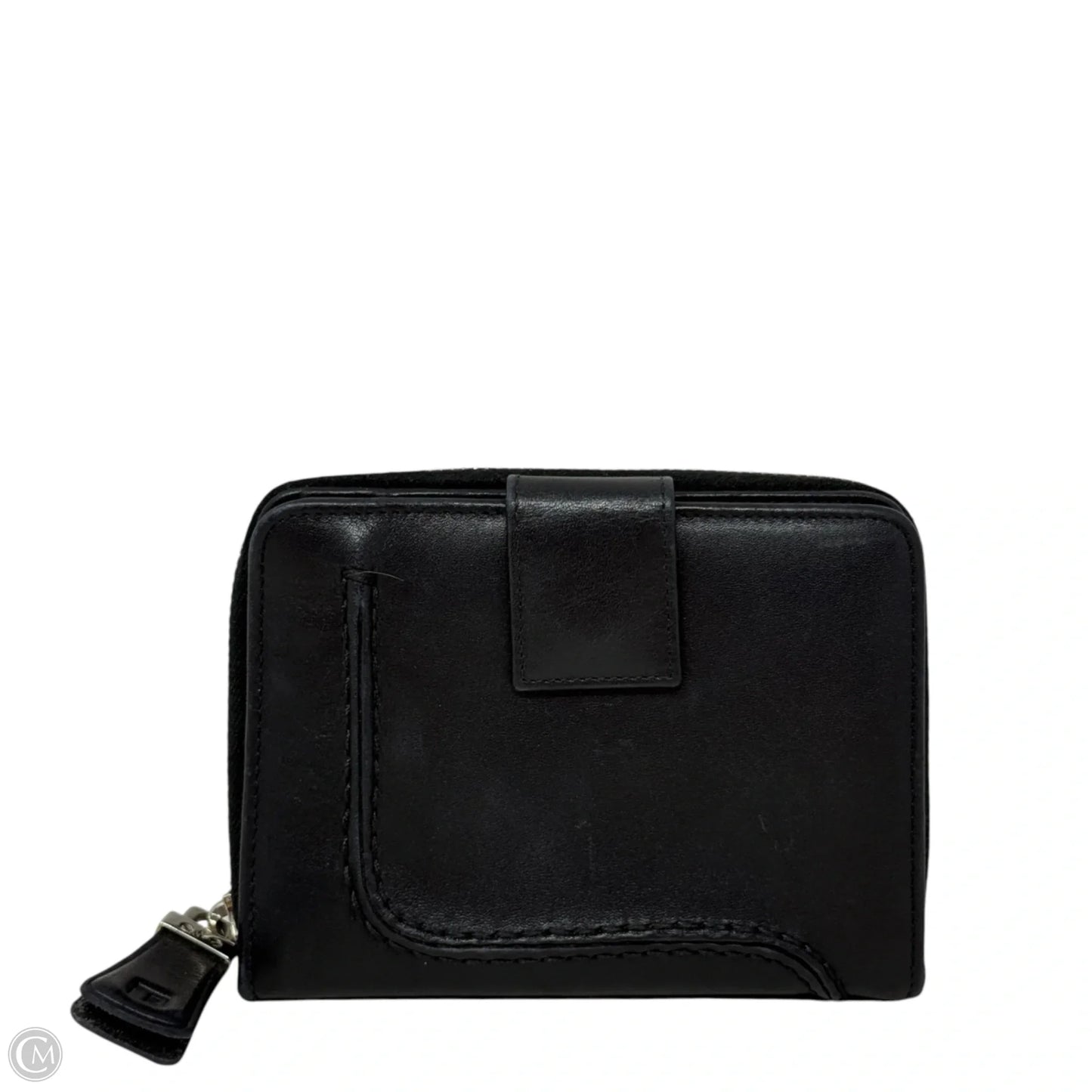 Ponera Compact Calf Leather Wallet By Bally, Size: Medium