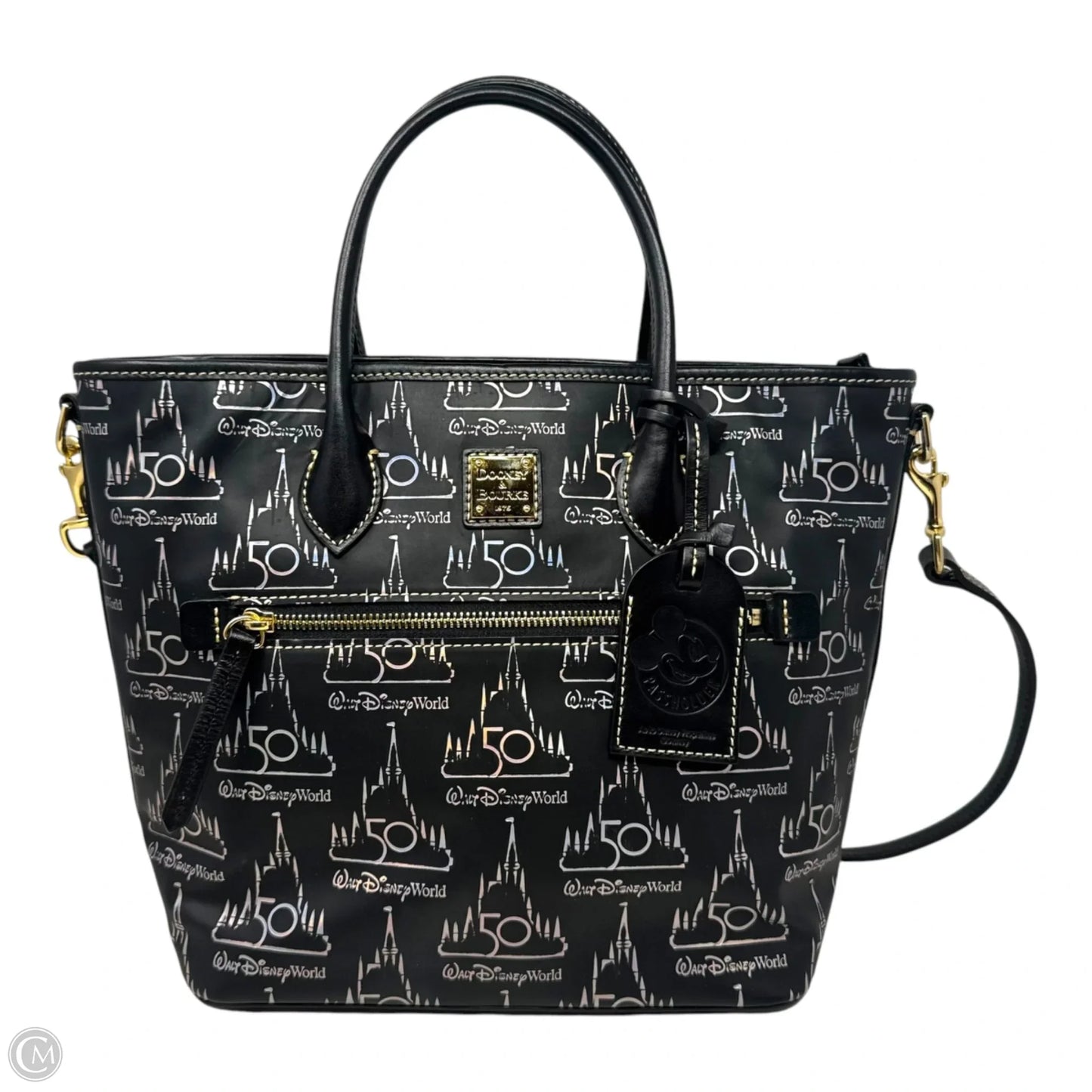 50th Anniversary Walt Disney World Handbag Designer By Dooney And Bourke, Size: Medium