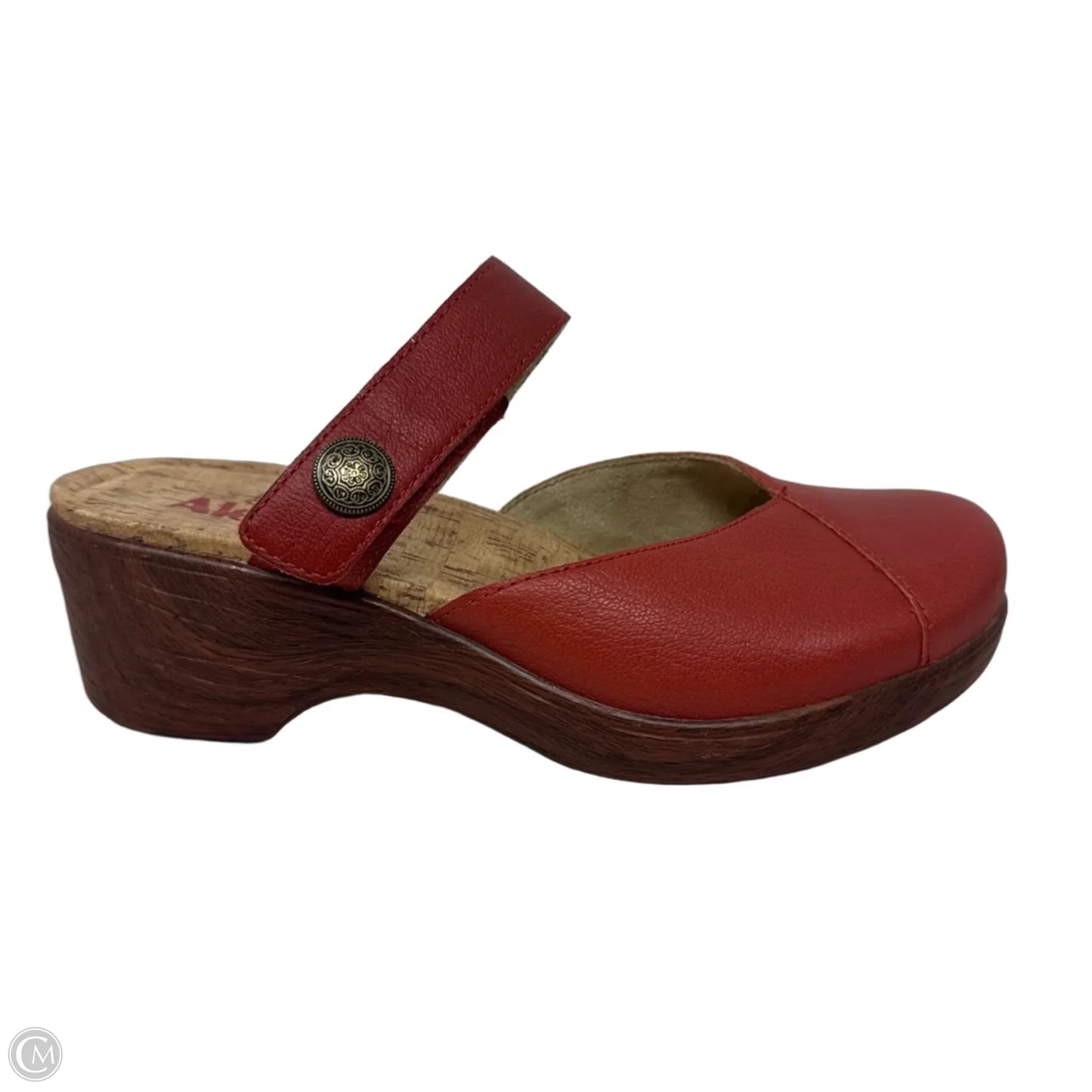 Sydni Shoes Heels Block By Alegria In Red, Size: 8 (38)