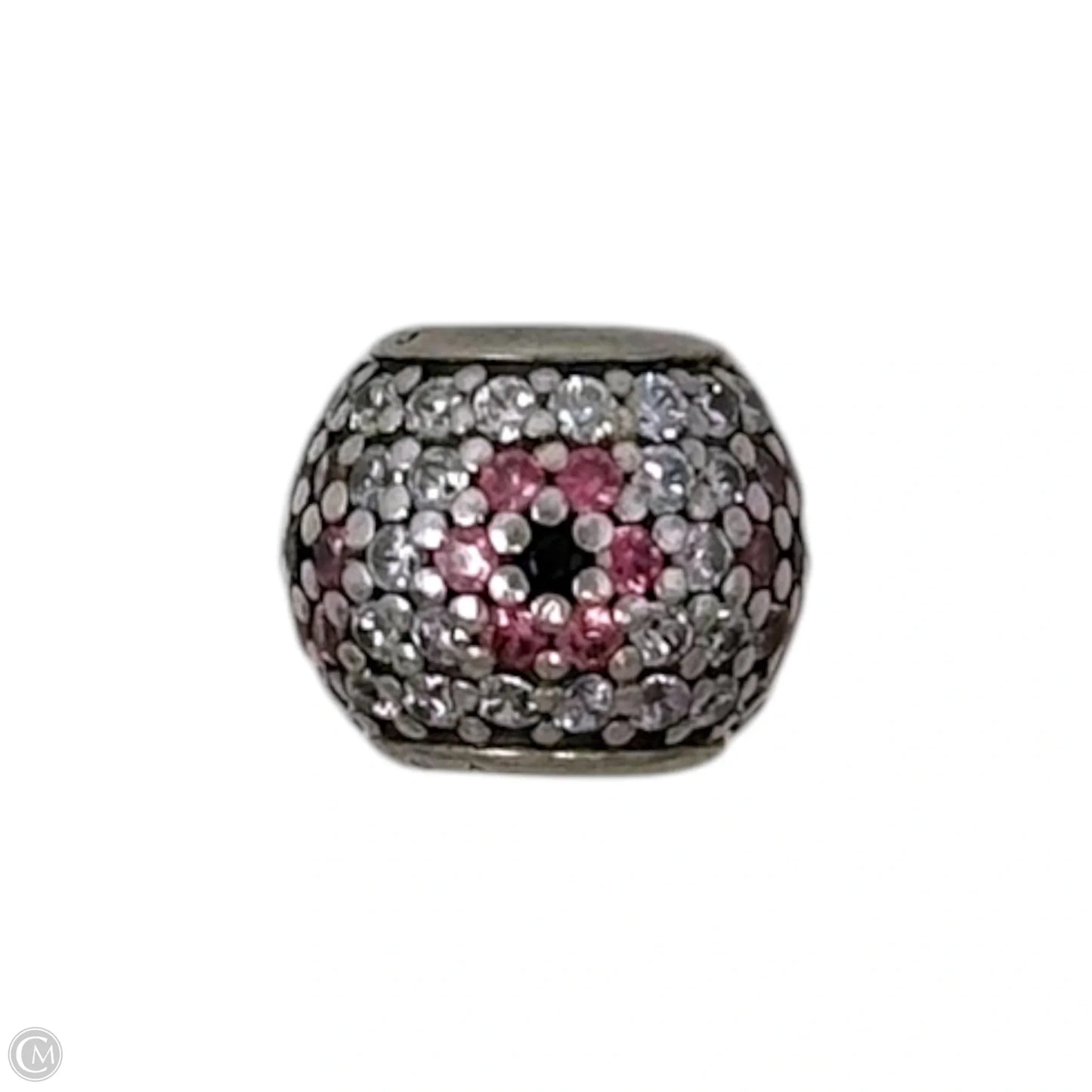 Shimmering Blossom CZ & Sterling Silver Bracelet Charm By Pandora