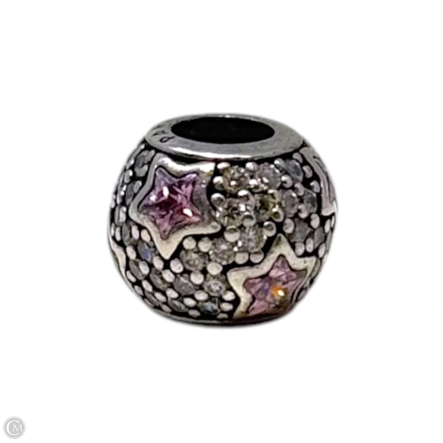 Follow The Stars CZ & Sterling Silver Bracelet Charm By Pandora