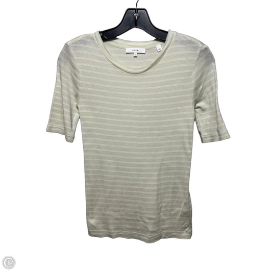 Top Short Sleeve Basic By Vince In Green, Size: M