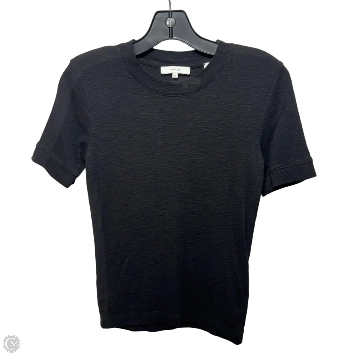 Top Short Sleeve Basic By Vince In Black, Size: M