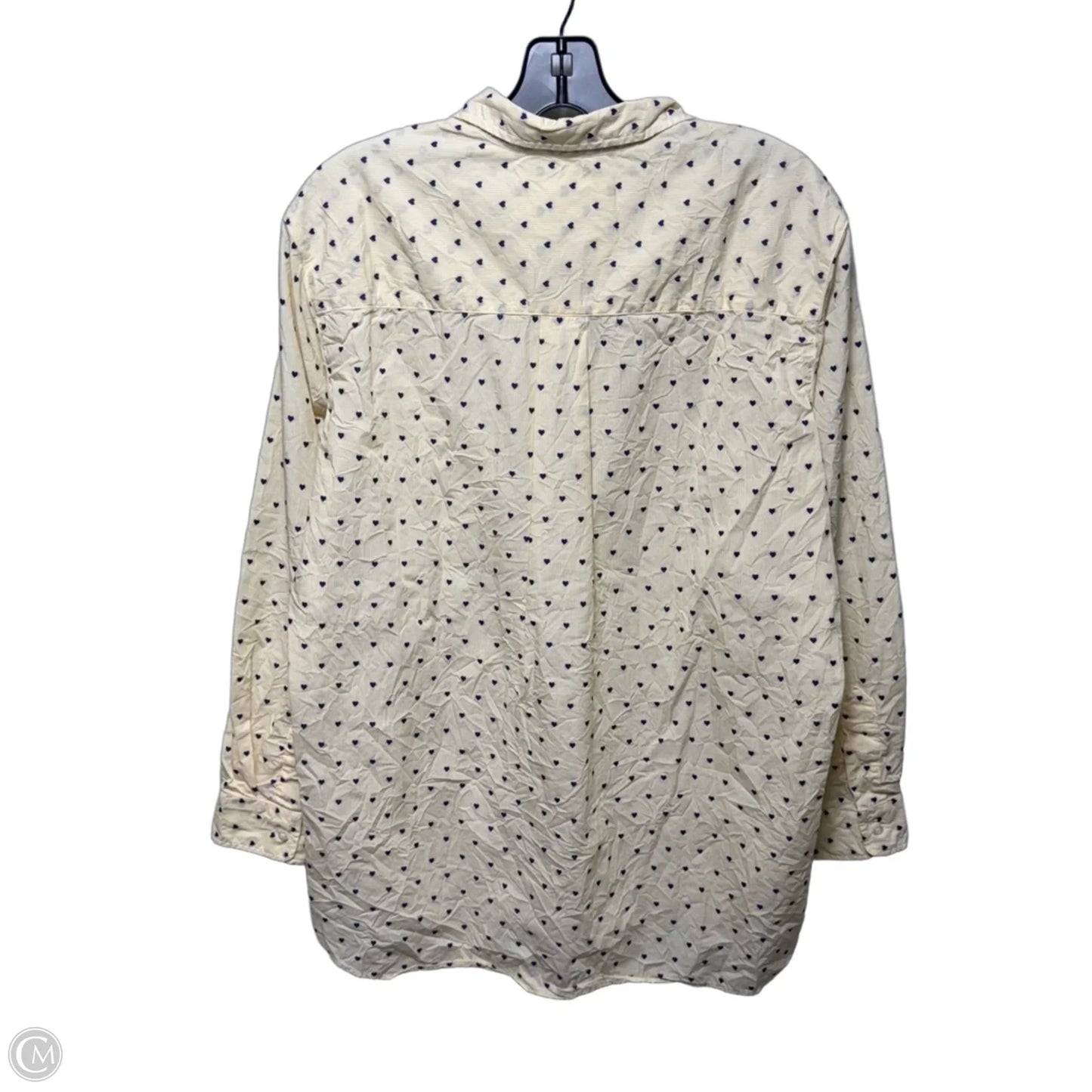 Joedy Button Up Shirt By Frank And Eileen In Blue & Yellow, Size: S