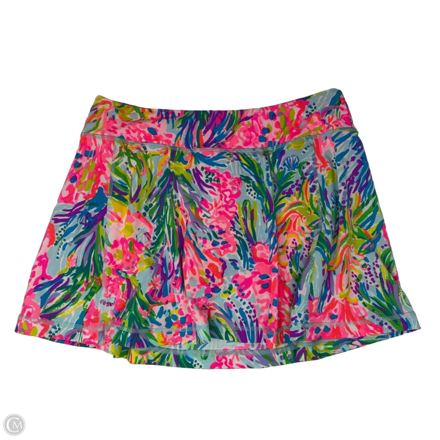 Athletic Skort Designer By Luxletic Lilly Pulitzer In Tropical Print, Size: M
