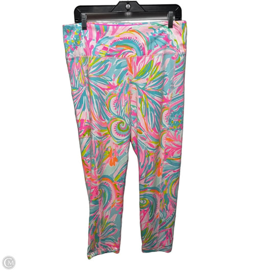 Athletic Leggings Pants Designer By Luxletic by Lilly Pulitzer In Multi-colored, Size: Xl