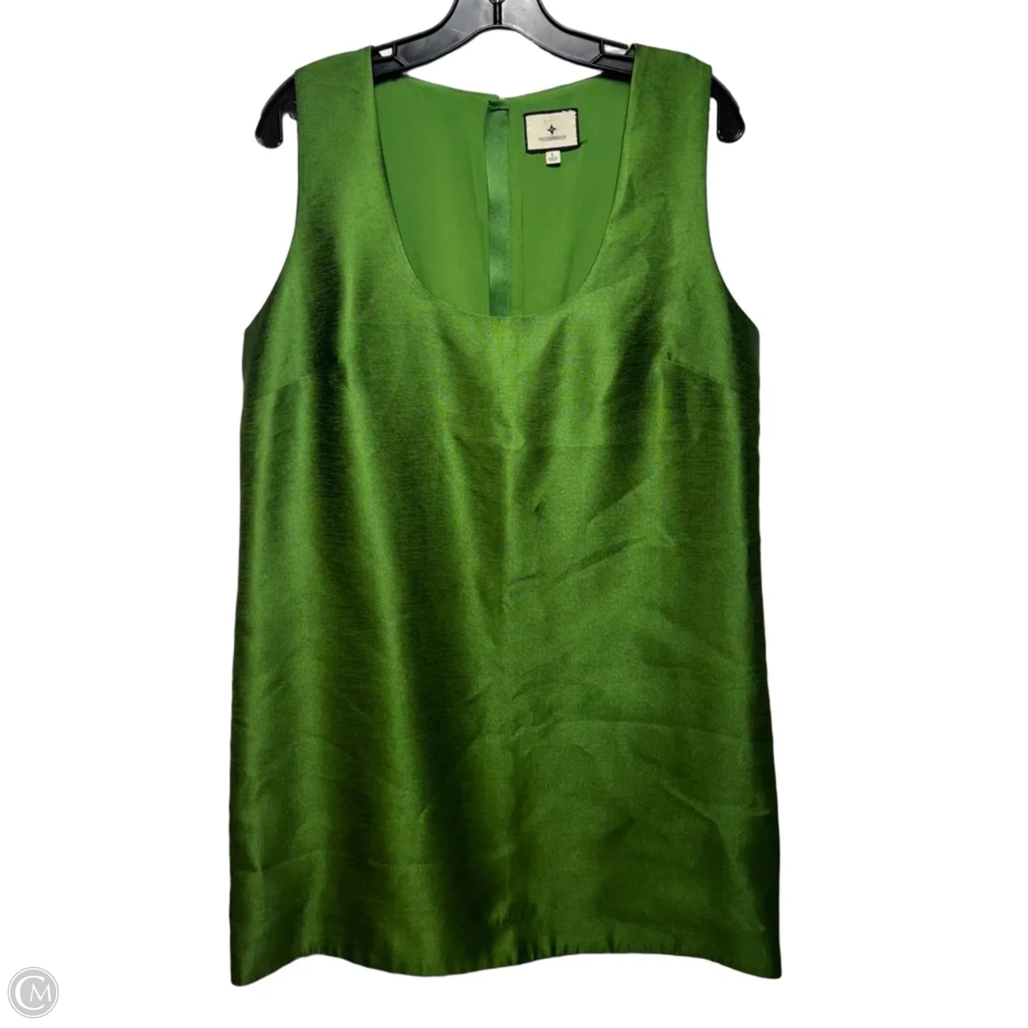 Dupioni Mollie Shift Dress By Tuckernuck In Green, Size: L