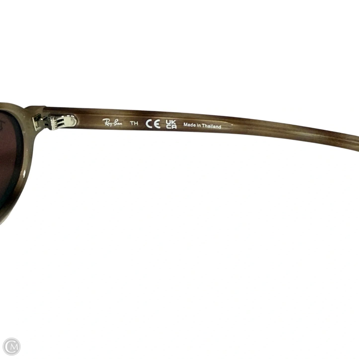 Khal Bio Based RB4472 Sunglasses In Polished Cream Havana Designer By Ray Ban, Size: