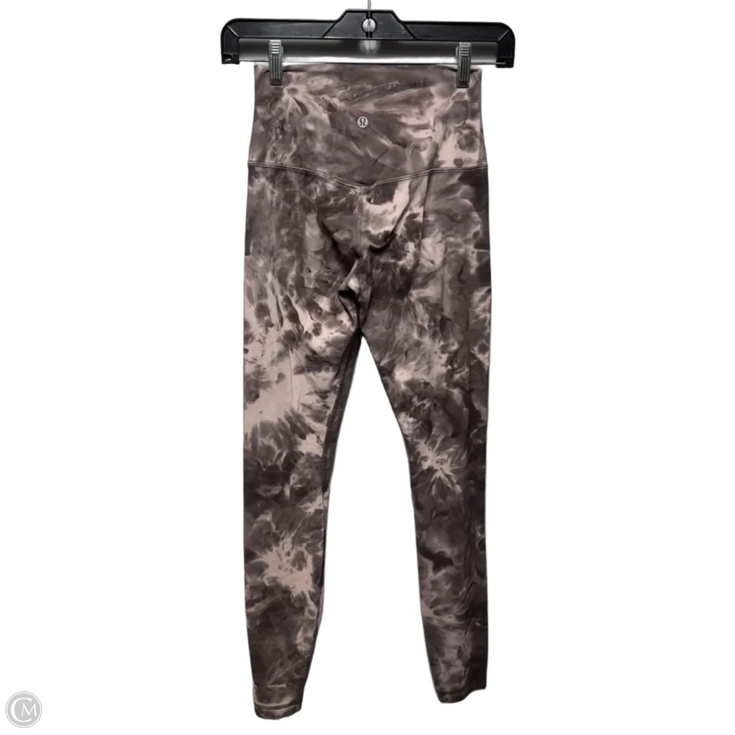 Athletic Leggings By Lululemon In Tie Dye Print, Size: 4