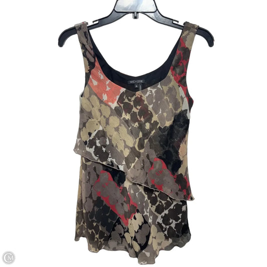 Top Sleeveless By Nic + Zoe In Multi-colored, Size: Xs