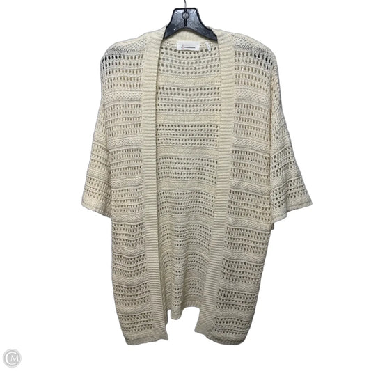 Sweater Cardigan By Anthropologie In Cream, Size: Osfm