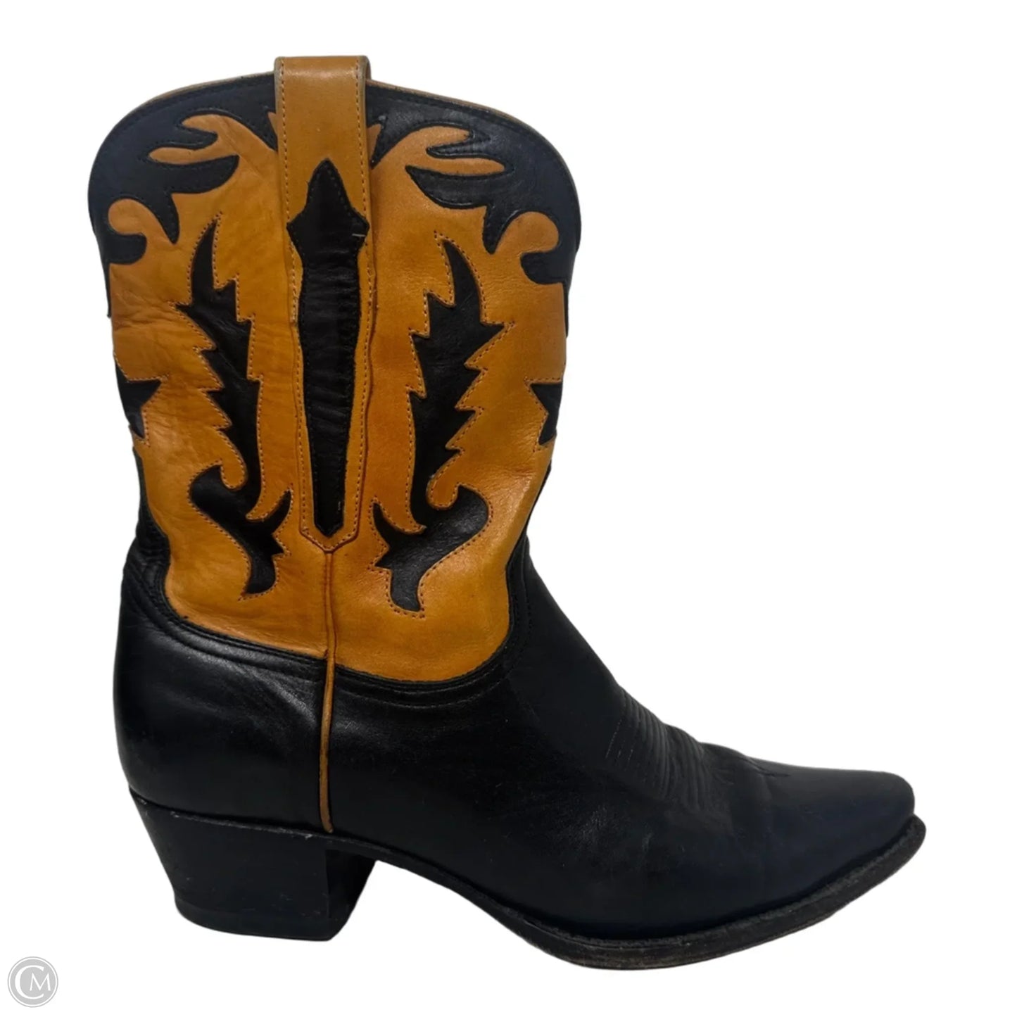 Boots Western By Charlie 1 House by Lucchese In Black & Brown, Size: 8
